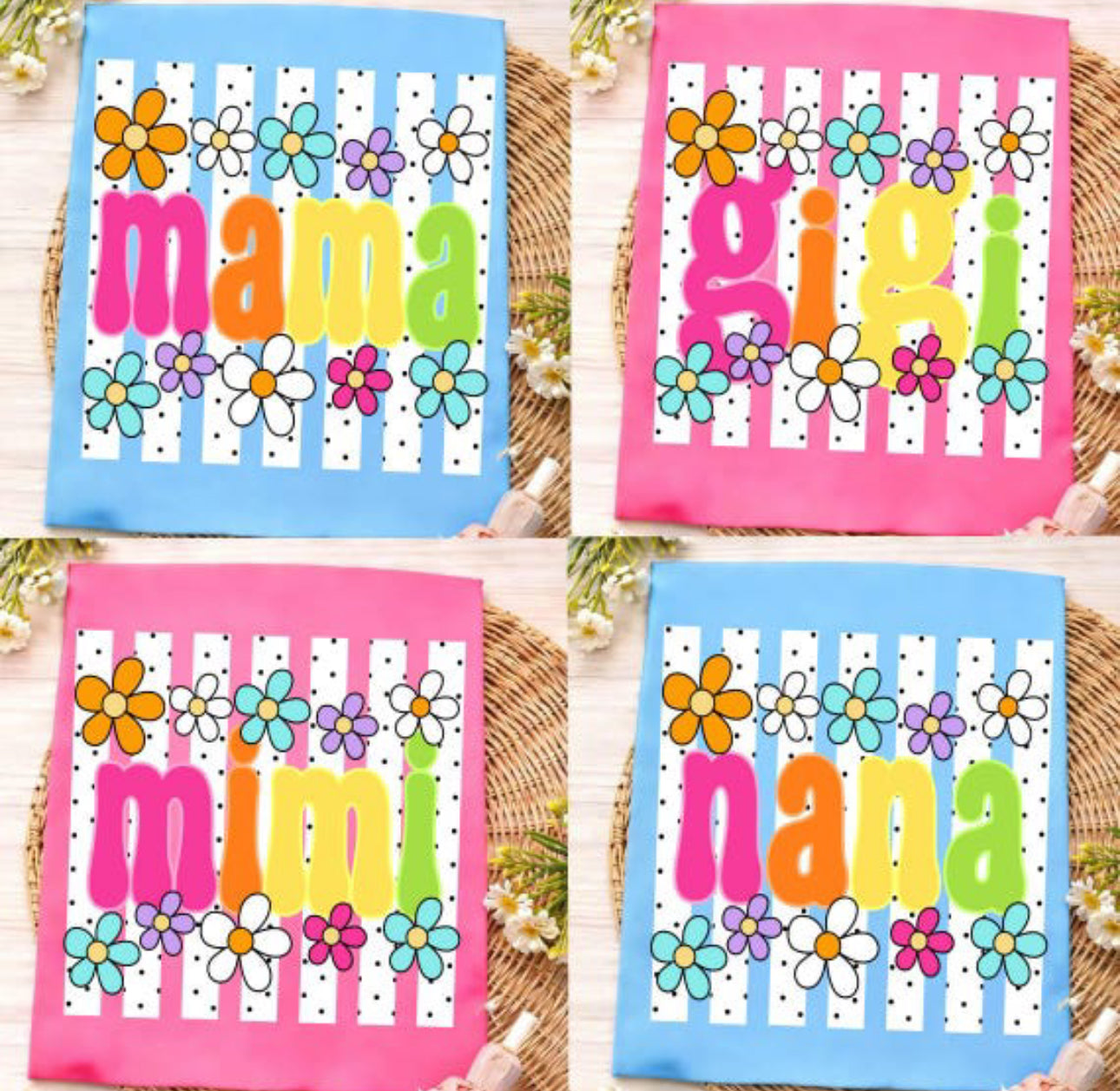 STRIPED FLORAL BUNDLE