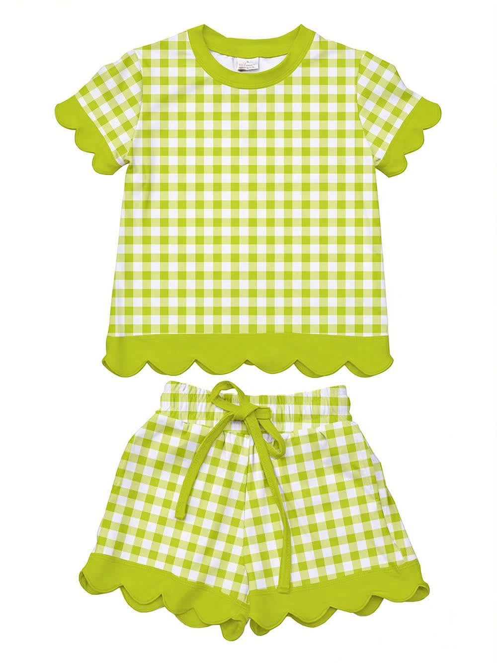 PREORDER: Kids Scalloped Short Set