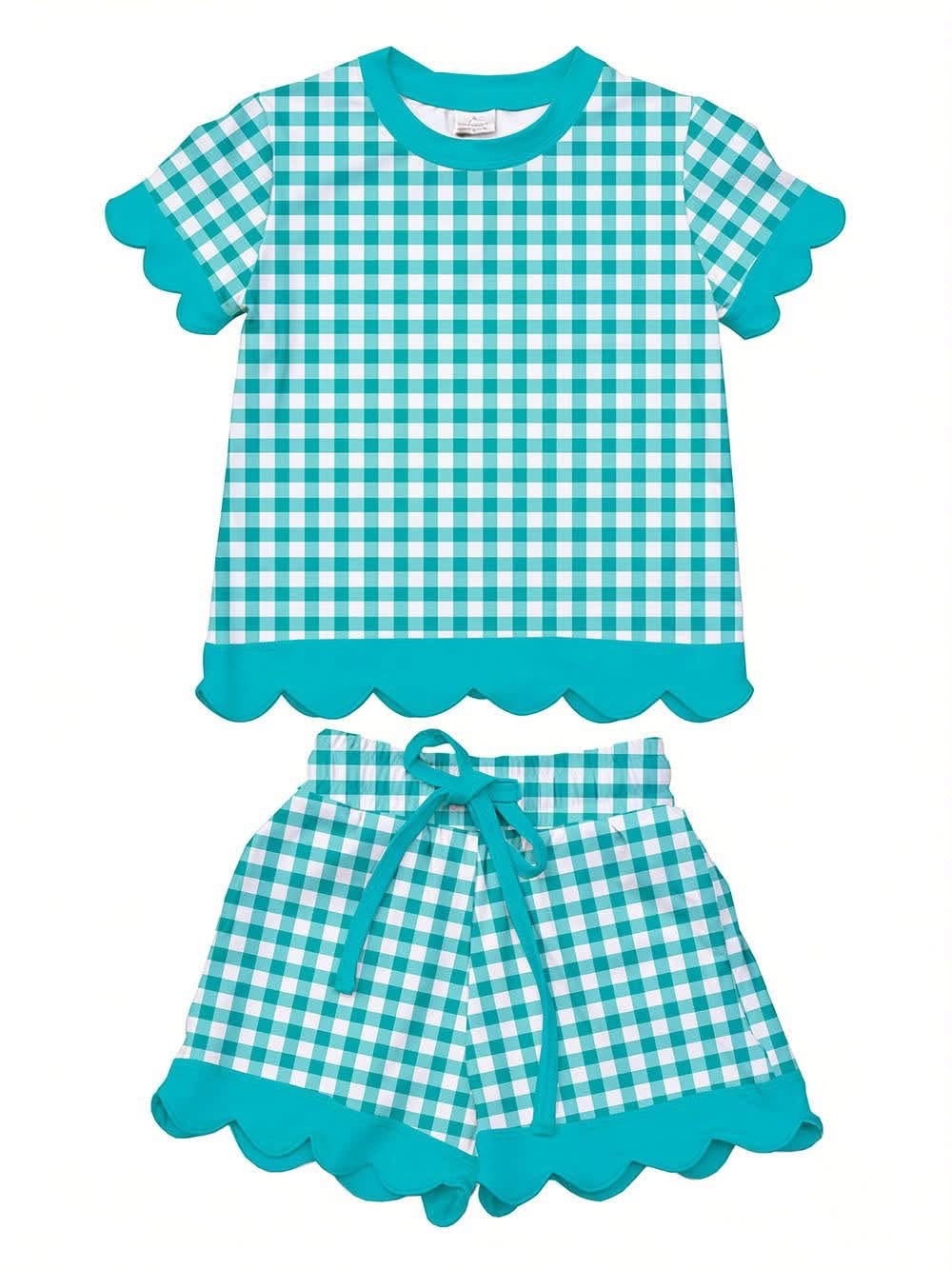 PREORDER: Kids Scalloped Short Set