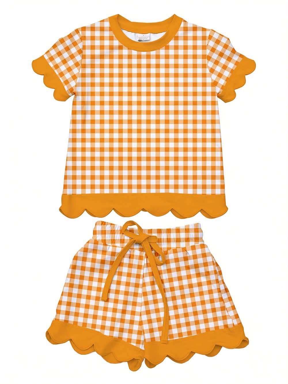 PREORDER: Kids Scalloped Short Set