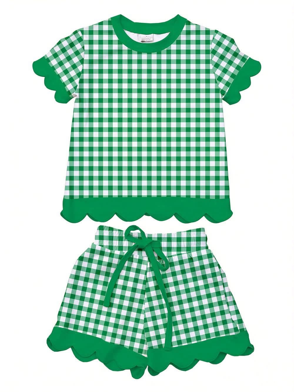 PREORDER: Kids Scalloped Short Set