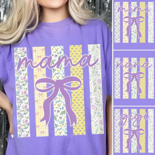 PURPLE FLORAL BUNDLE TSHIRT