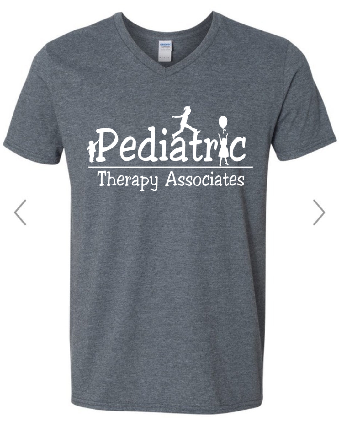 PTA V-NECK T-SHIRT GREY