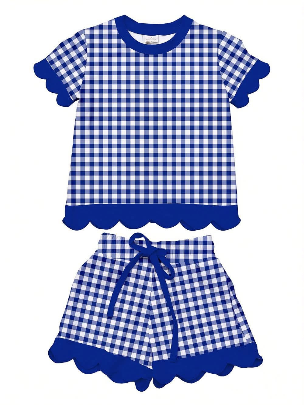 PREORDER: Kids Scalloped Short Set