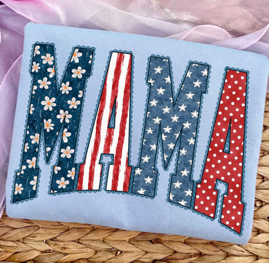 PREPPY MAMA PATRIOTIC