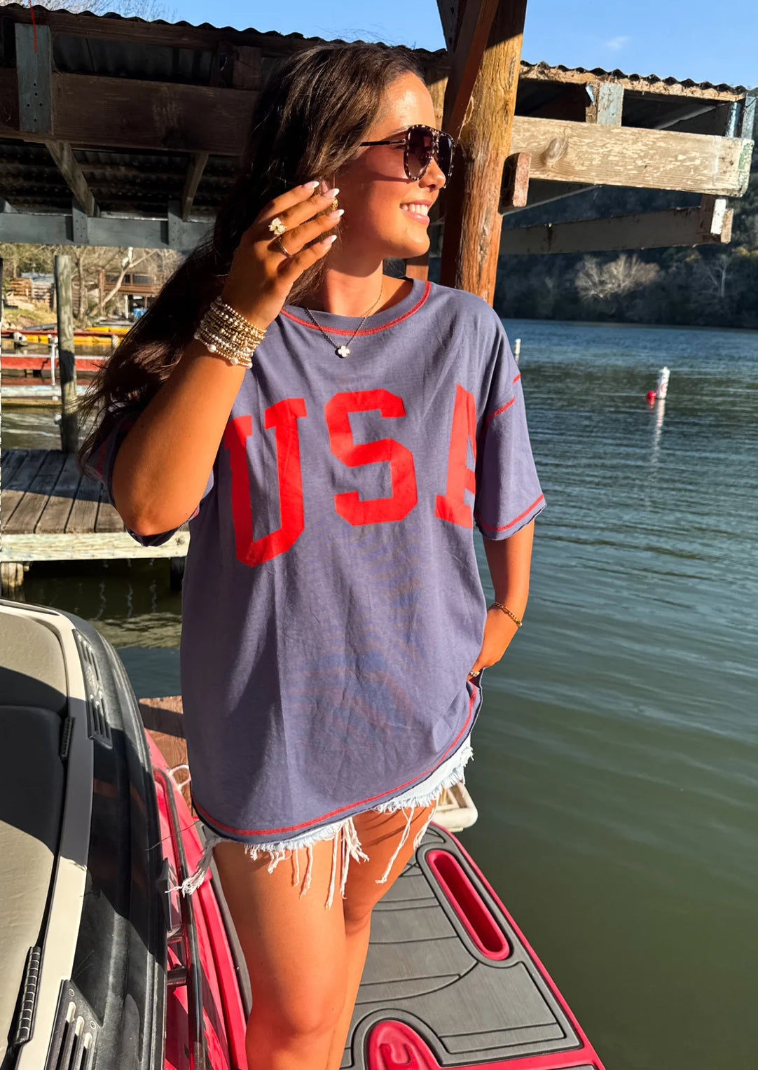 USA OVERSIZED TEE