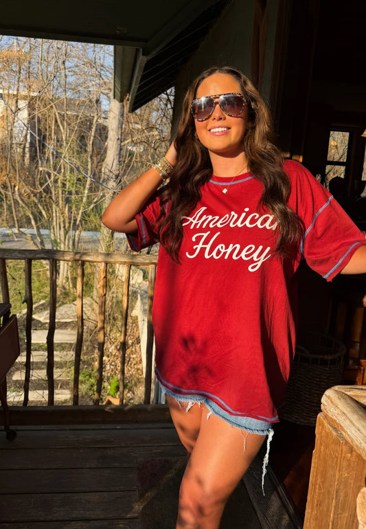 AMERICAN HONEY OVERSIZED TEE