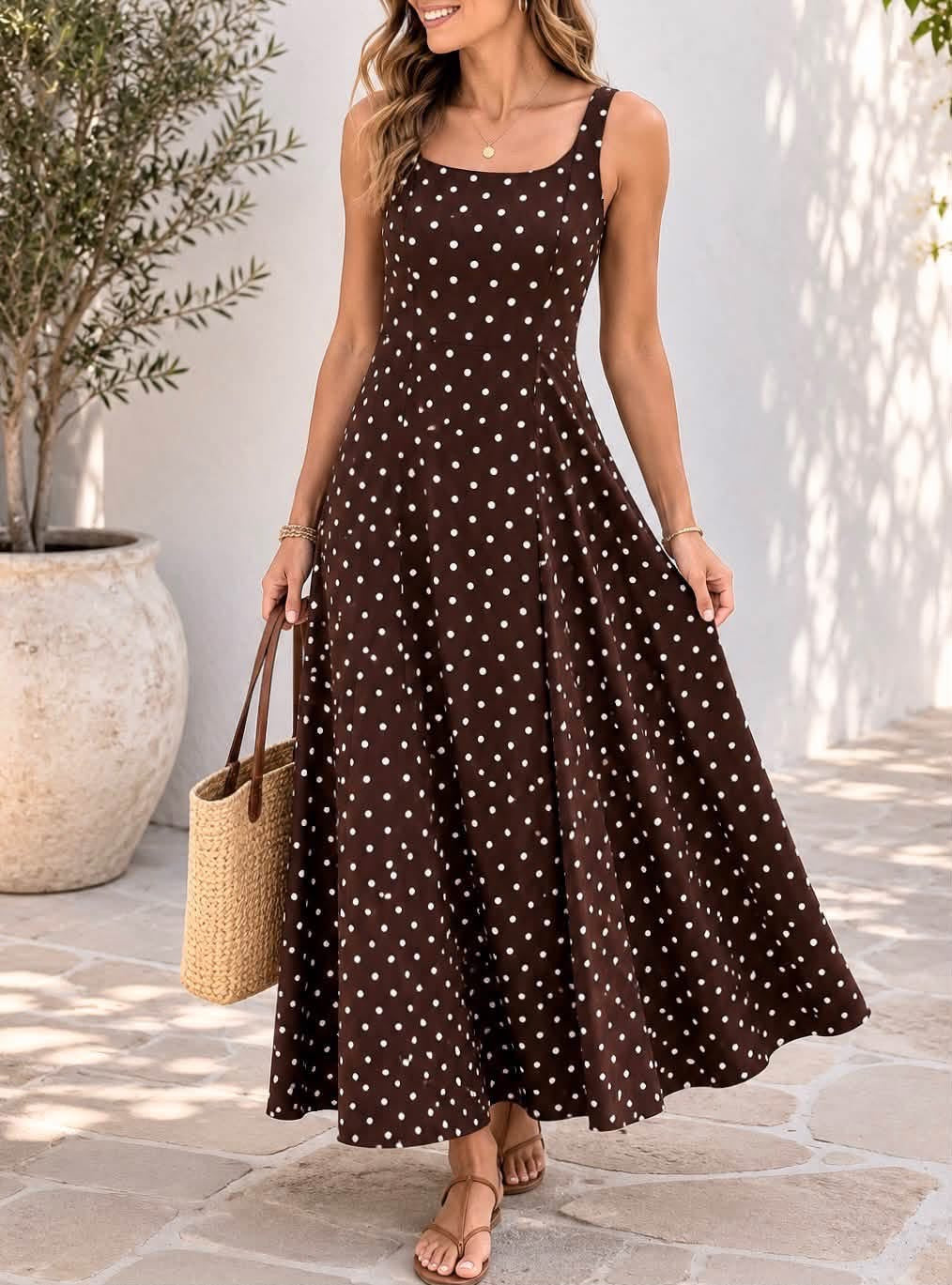 POKA DOT VACA DRESS